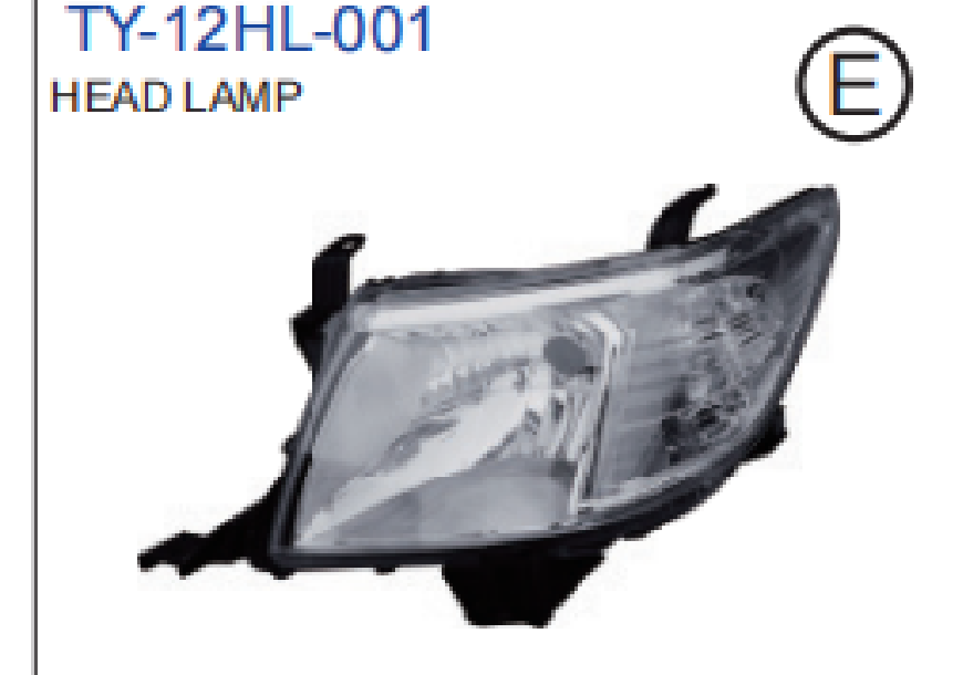 Head Lamp — TY-12HL-001