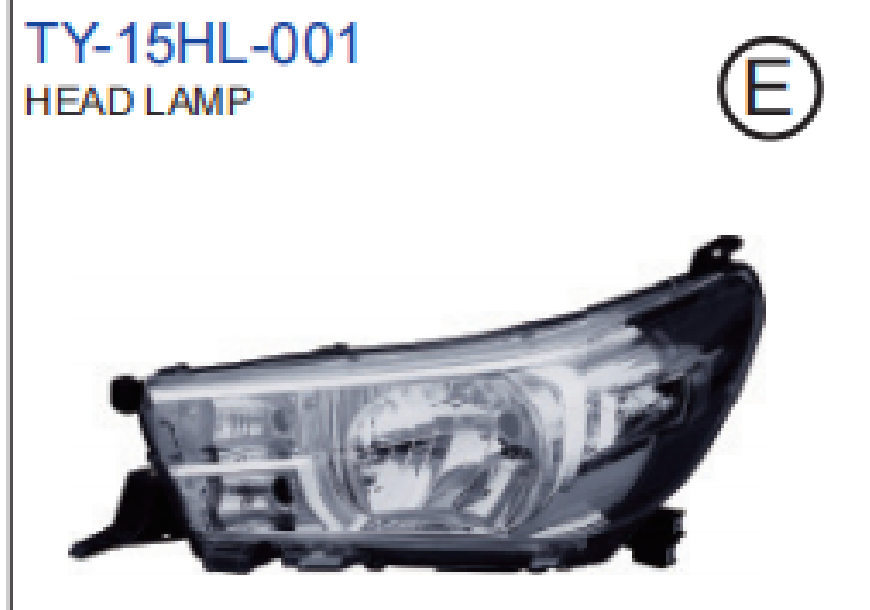 Head Lamp — TY-15HL-001